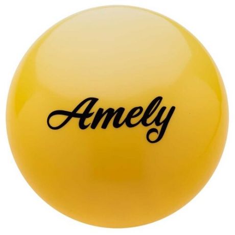 Мяч для художественной гимнастики Amely AGB-101 19 см Желтый