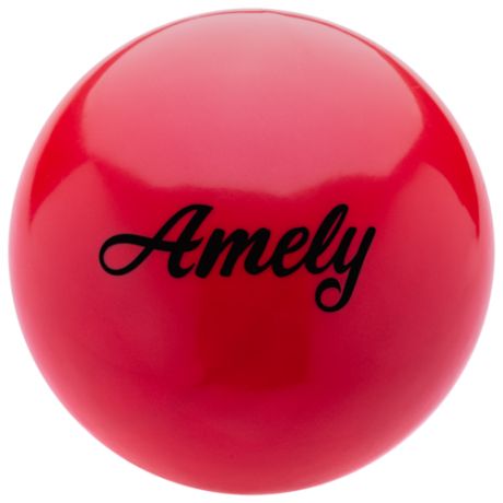 Мяч для художественной гимнастики Amely AGB-101 19 см красный