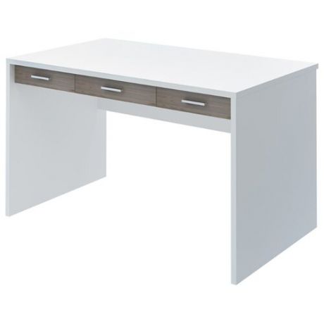 Письменный стол Мэрдэс Домино Нельсон СП-82С, 131.8х68 см, цвет: белый жемчуг/нельсон