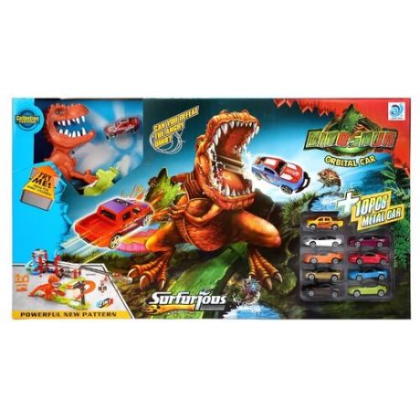 Трек Lanfa toys Dinosaur orbital car 8899-94