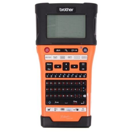Термотрансферный принтер этикеток Brother PT-E550WVP черный/оранжевый