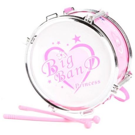 Shenzhen Toys барабан Big Band Princess 511-114 розовый