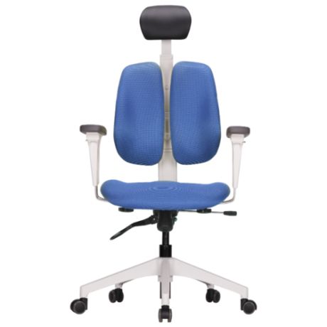 Компьютерное кресло DUOREST Gold Plus DR-7500GP офисное, обивка: текстиль, цвет: синий/белый