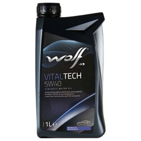 Моторное масло Wolf Vitaltech 5W40 1 л