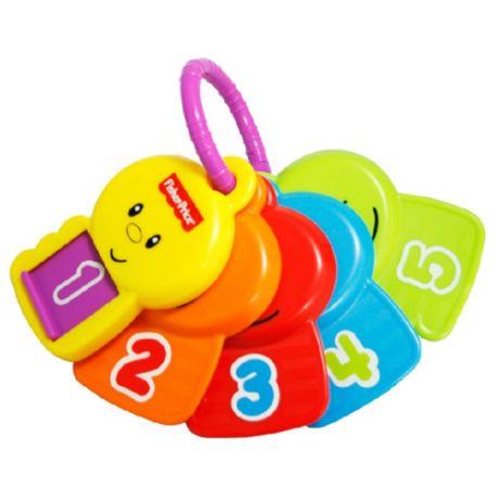 Развивающая игрушка Fisher-Price Ключи "Считаем и делаем открытия" разноцветный