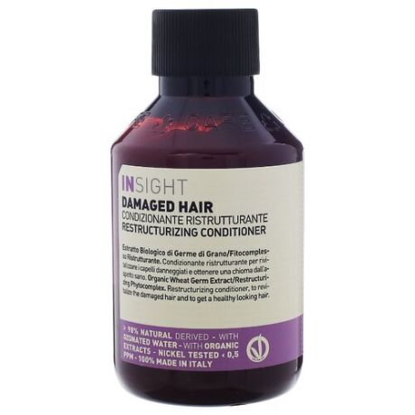 Insight кондиционер Damaged Hair Restructurizing для поврежденных волос, 100 мл