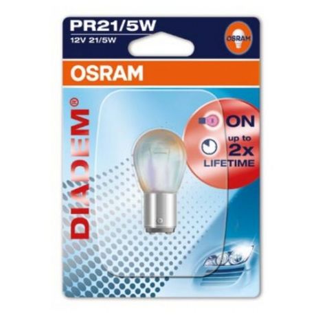 Лампа автомобильная накаливания Osram Diadem Red 7538LDR-01B PR21/5W 5W 1 шт.