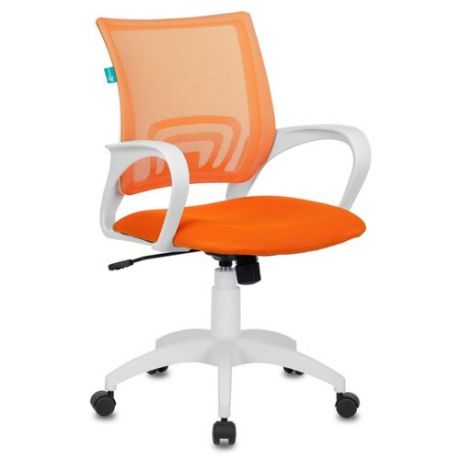 Компьютерное кресло Бюрократ CH-W695N офисное, обивка: текстиль, цвет: оранжевый TW-96-1