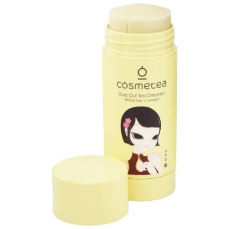 Cosmetea стик для лица очищающий Белый чай и лимон Dust out, 65 г