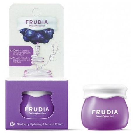 Frudia Blueberry Hydrating Intensive Cream Интенсивно увлажняющий крем для лица с экстрактом черники, 10 г
