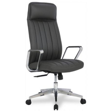 Компьютерное кресло College HLC-2413L-1 для руководителя, обивка: искусственная кожа, цвет: тёмно-серый
