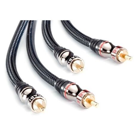 Кабель Eagle Cable Deluxe Stereo Audio 2xRCA - 2xRCA 1.5 м черный