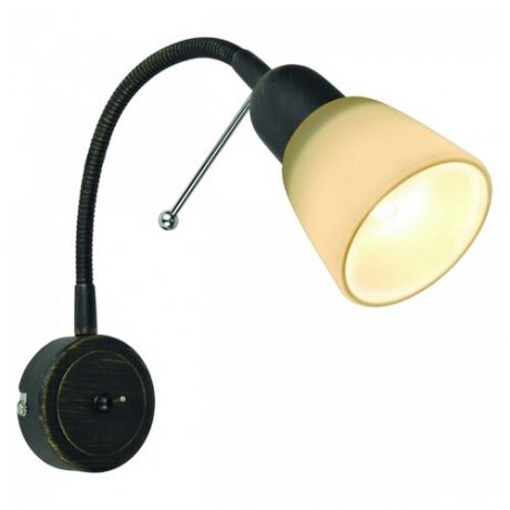 Бра Arte Lamp Lettura A7009AP-1BR, с выключателем, 40 Вт