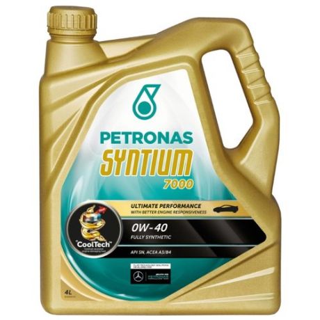 Моторное масло Petronas Syntium 7000 0W40 4 л