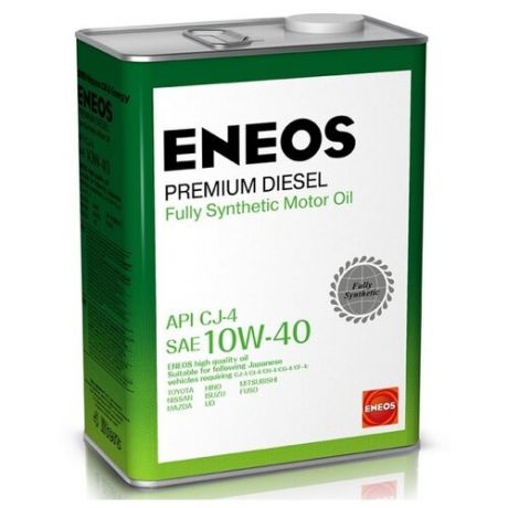 Моторное масло ENEOS Premium Diesel CJ-4 10W-40 4 л