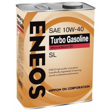 Моторное масло ENEOS Turbo Gasoline SL 10W-40 4 л