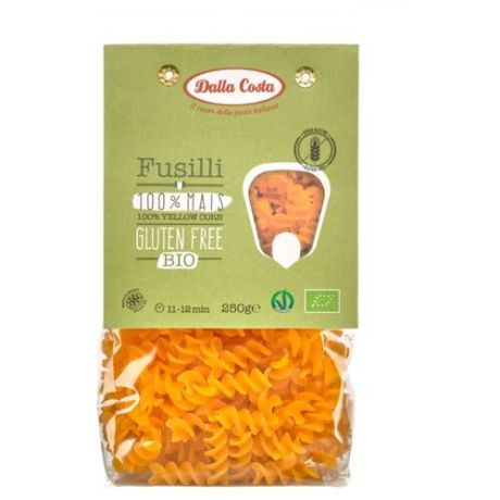 Dalla Costa Макароны Fusilli из кукурузной муки без глютена, 250 г