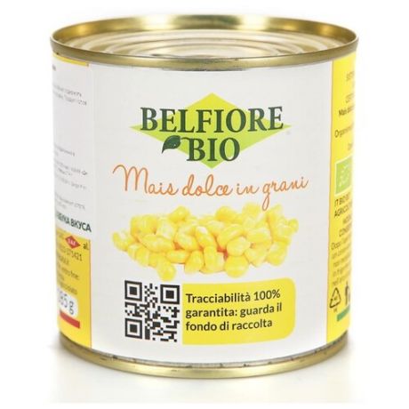 Кукуруза сладкая Belfiore Bio 340 г