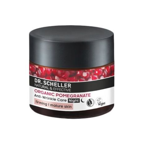 Крем Dr. Scheller Cosmetics Organic Pomegranate Anti-Wrinkle Care ночной для лица, 50 мл