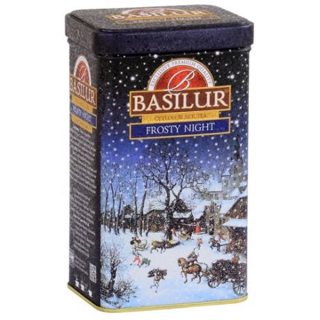 Чай черный Basilur Festival сollection Frosty night подарочный набор , 85 г