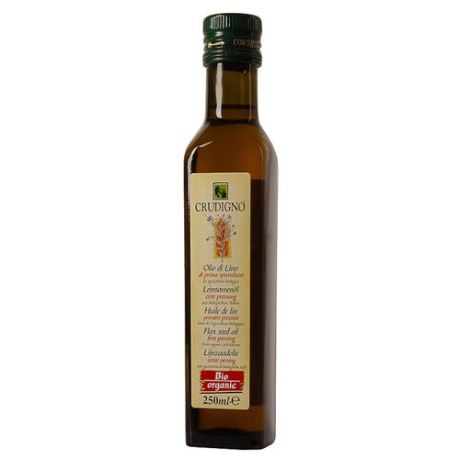 Crudigno Масло льняное Organic Flax Seed Oil 0.25 л
