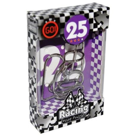 Головоломка Eureka 3D Puzzle Racing Wire Puzzles 25 сложность 3 (473295) серый