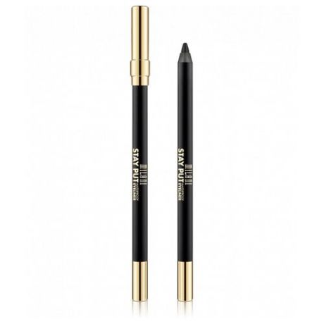 Milani Карандаш для глаз Stay Put Waterproof Eyeliner Pencil, оттенок 01 linked on black