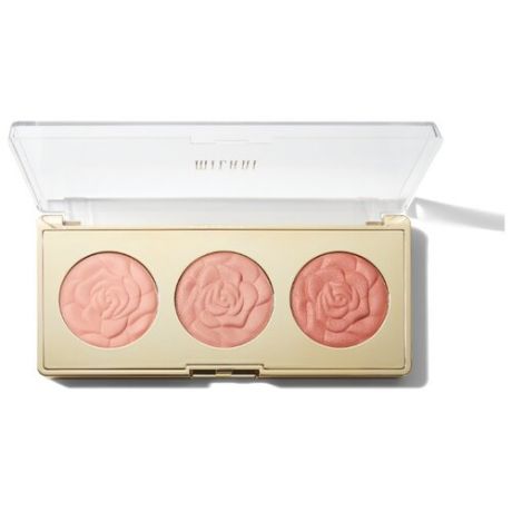 Milani Палетка румян Rose Blush Trio Palette 02 Floral Fantasy