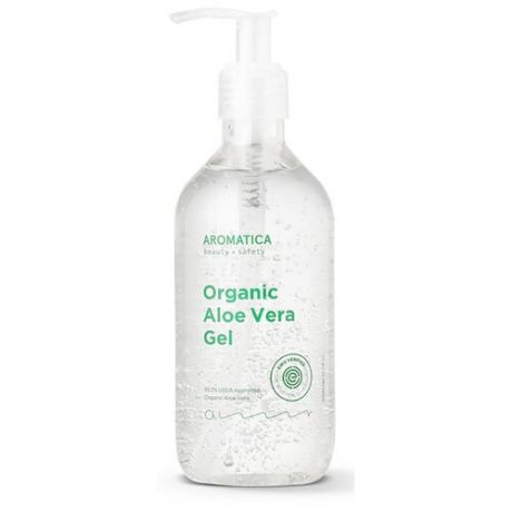 Гель для тела Aromatica Organic Aloe Vera Gel Органический алоэ вера, бутылка, 500 мл