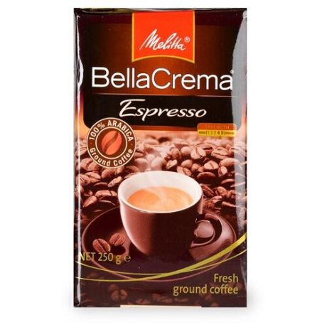 Кофе молотый Melitta Bella Crema Espresso, 250 г