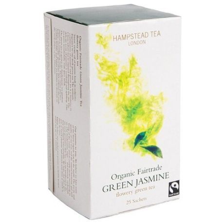 Чай зеленый Hampstead Tea с жасмином , 40 г , 20 шт.