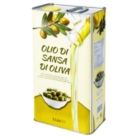 Vesuvio Масло оливковое Olio Di Sansa Di Oliva 5 л