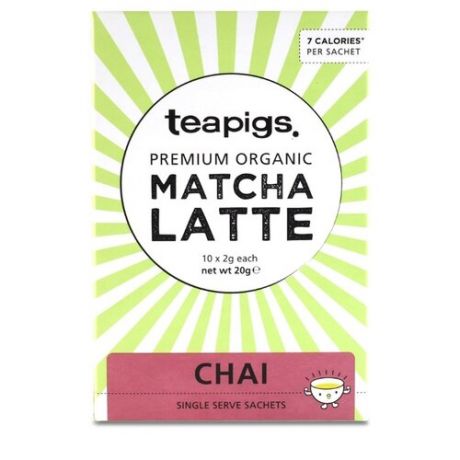 Чай зеленый Teapigs Matcha Latte Chai с пряностями в пакетиках , 20 г , 10 шт.