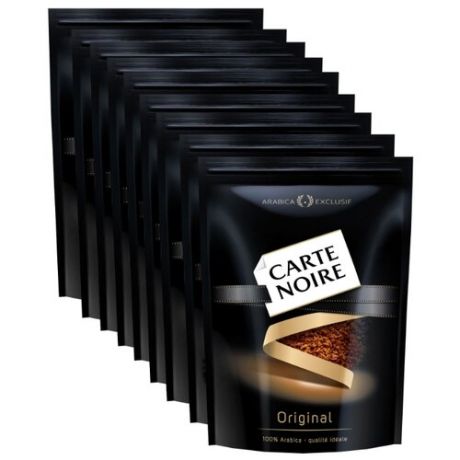 Кофе растворимый Carte Noire Original, пакет, 9 уп. по 150 г