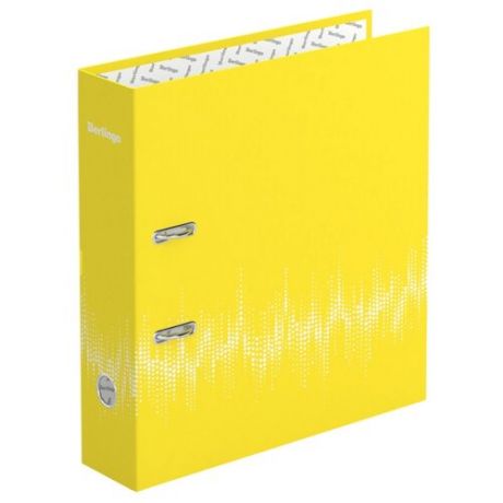 Berlingo Папка-регистратор с арочным механизмом Neon A4, 70 мм, картон желтый