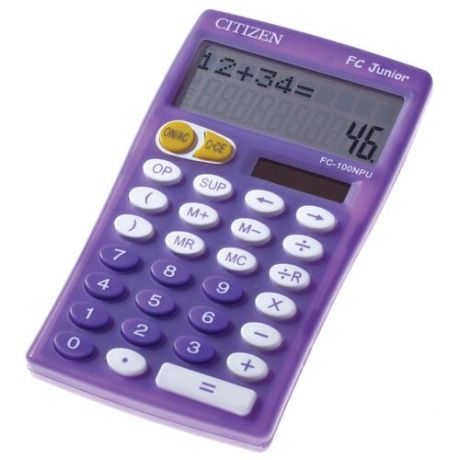 Калькулятор научный CITIZEN FC-100N фиолетовый