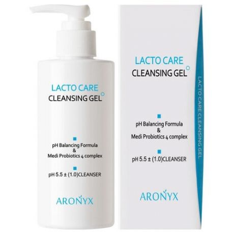 Aronyx очищающий гель-уход для умывания с лактобактериями Lacto Care Cleansing Gel, 200 мл
