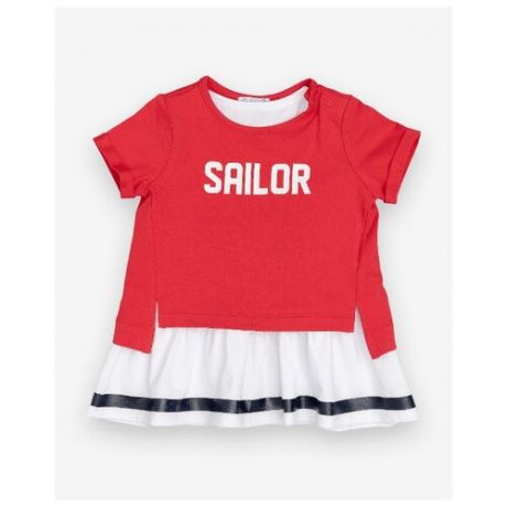 Комплект одежды Gulliver Baby размер 74, красный/белый