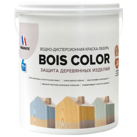 Краска акриловая Pragmatic Bois Color 5100BR92 бесцветный 2 л 2.21 кг