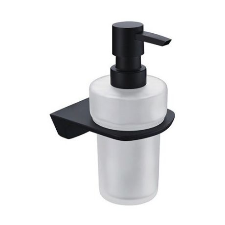 Дозатор для жидкого мыла WasserKRAFT Elbe K-7299 бесцветный/черный