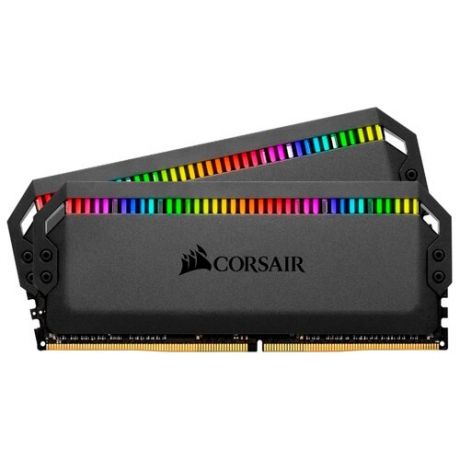 Оперативная память Corsair Dominator Platinum RGB DDR4 3000 (PC 24000) DIMM 288 pin, 16 ГБ 2 шт. 1.35 В, CL 15, CMT32GX4M2C3000C15