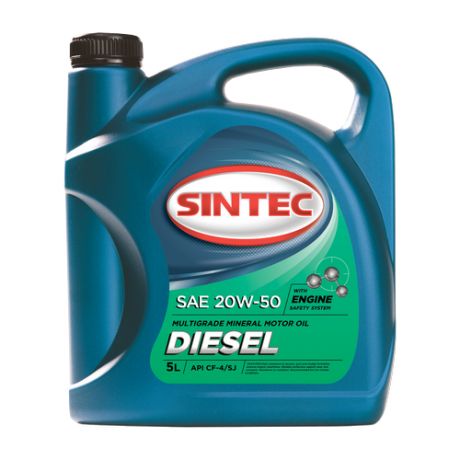 Моторное масло SINTEC Diesel SAE 20W-50 API CF-4/CF/SJ 5 л