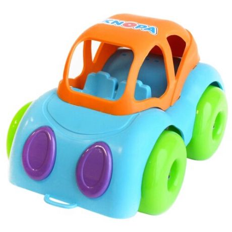 Машинка Knopa 86208/86212 22 см голубой/оранжевый/зеленый