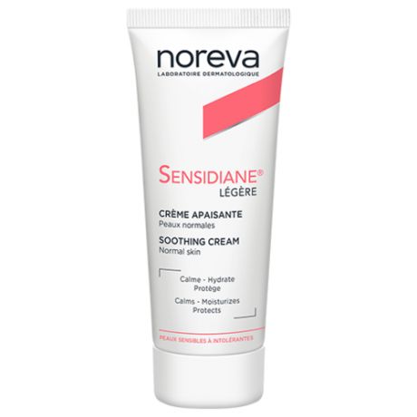 Noreva laboratories Sensidiane Legere Soothing Cream Легкий успокаивающий крем для лица, 40 мл