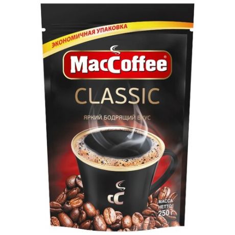 Кофе растворимый MacCoffee Classic, пакет, 250 г