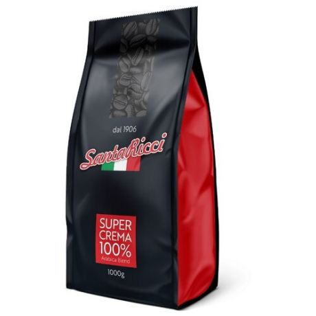 Кофе в зернах Santa Ricci Super Crema, арабика, 1000 г