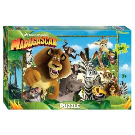 Пазл Step puzzle DreamWorks Мадагаскар - 3 (97074), 560 дет.
