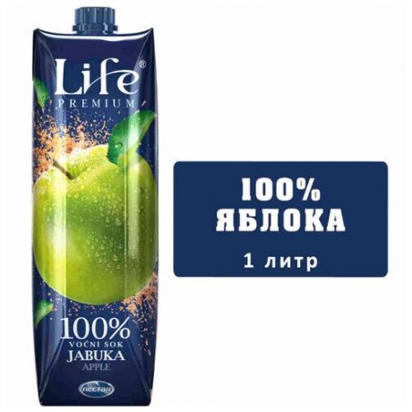 Сок Life Premium Яблоко, 1 л