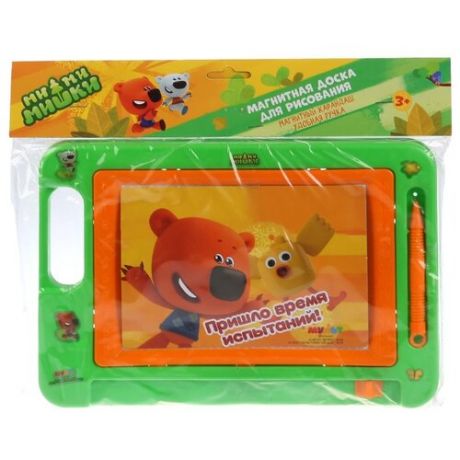 Доска для рисования детская Играем вместе Ми-ми-мишки (B1703186-MIMI) зеленый/оранжевый