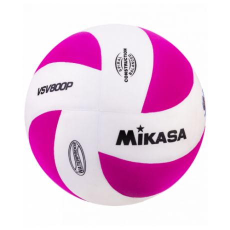 Волейбольный мяч Mikasa VSV800 бело-розовый